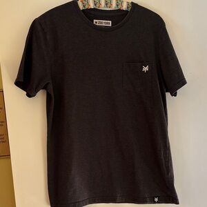 Zoo York Charcoal Men's Tee with Pocket